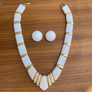 Vintage Napier Choker 70’s Necklace & Earring Bonus